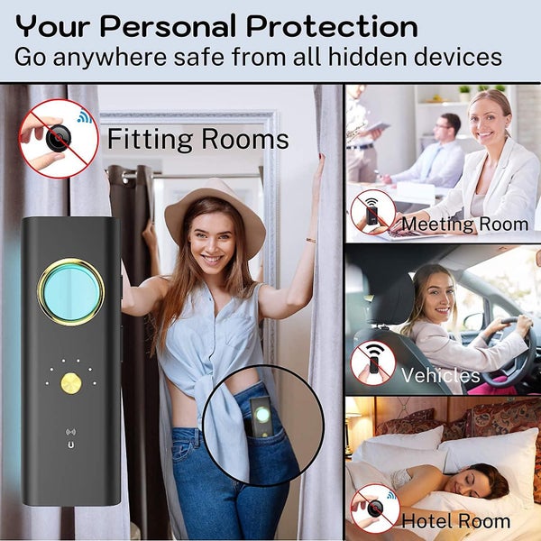 R35 Hidden Camera Detector, Spy Finder, Rf Detector, Bug Detector, 3 Modes, 6 Le Carousel 2