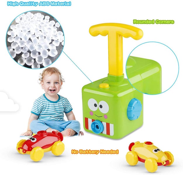 Balloon Car Toy Children's Balloon Powered Launchers Carousel 2