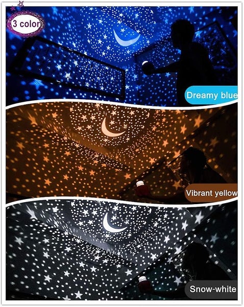 Remote Control Design Submarine Starry Sky Rotating Bedroom Led Lucky Fish Shape Carousel 2