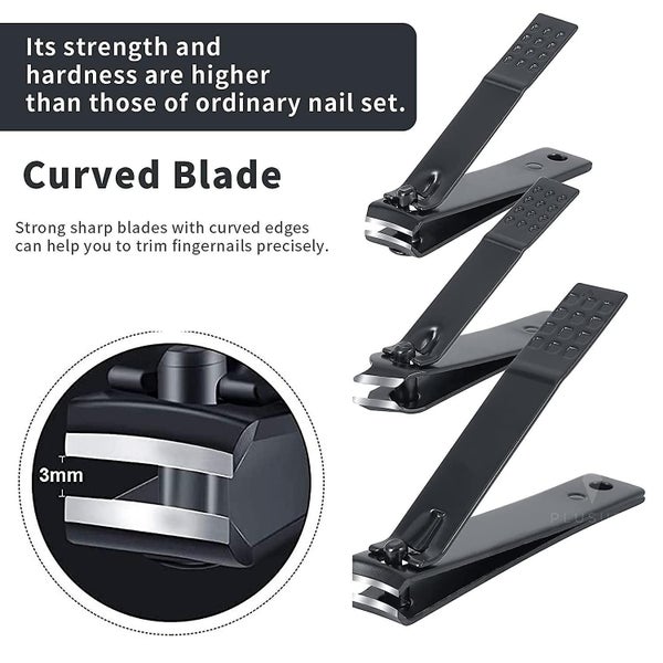 Manicure Pedicure Set Nail Grooming Kit -stainless Steel Sharp Nail Clipper For Carousel 2