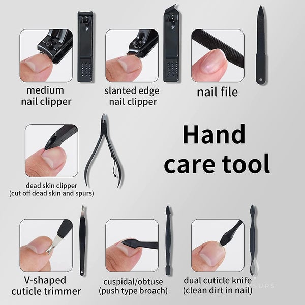 Manicure Pedicure Set Nail Grooming Kit -stainless Steel Sharp Nail Clipper For Carousel 3
