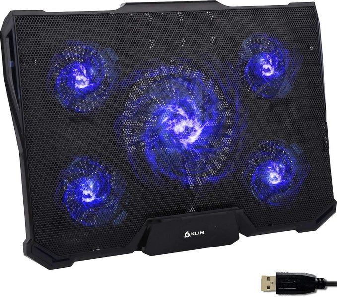 Laptop Cooling Pad - 5 Fans Cooler - No More Overheating - Increase Your Pc Perf Carousel 1