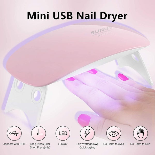 Poly Gel Uv Led Nail Lamp - Nail Dryer 6w Gel Nail Polish Led Uv Light Professio Carousel 5