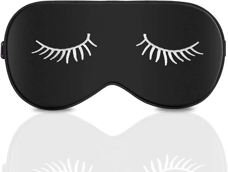 Eye Mask For Sleeping, Sleep Mask, Blindfold - Silk Sleeping Masks For Women Men Carousel 1