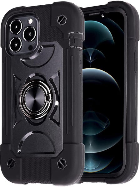 Compatible For Iphone 13 Pro Max Case With Stand, Heavy-duty Military Grade Shoc Carousel 1