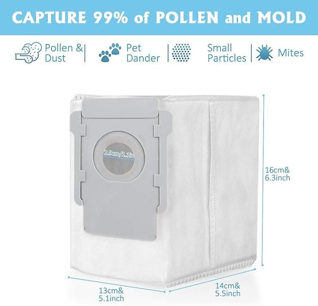 Replacement Dust Bag Parts Compatible For Irobot Roomba Carousel 2