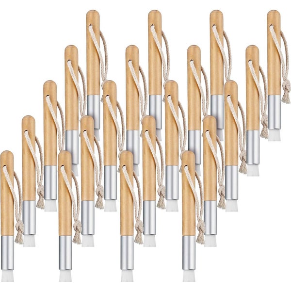 20 Pieces Lash Shampoo Brushes, Peel Off Blackhead Brush Remover Tool, Nose Pore Carousel 1