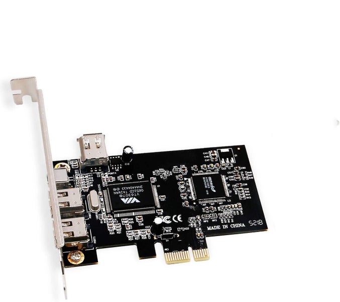 Pcie X1 To 1394 Expansion Card Pci-e 1x To 1394 Card 4-port Dv Hd Video Capture Carousel 2