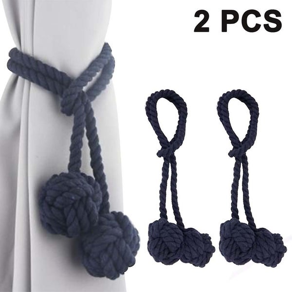 2pcs Fine Hand Tied Curtain Clip Drapery Tassels Curtain Tiebacks Carousel 1