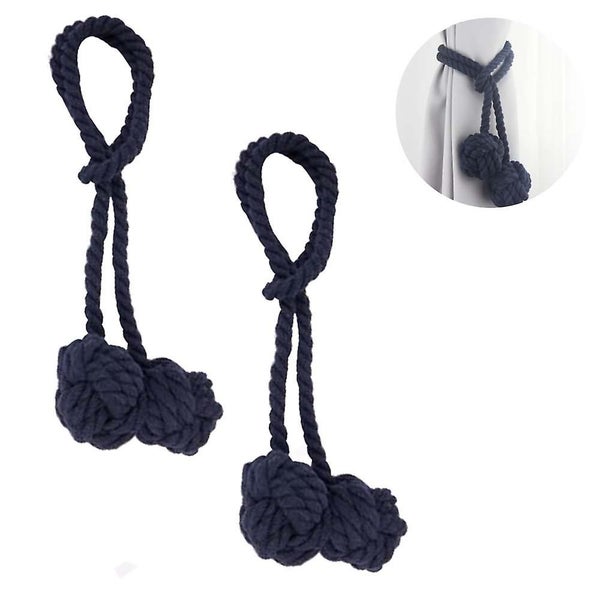 2pcs Fine Hand Tied Curtain Clip Drapery Tassels Curtain Tiebacks Carousel 2