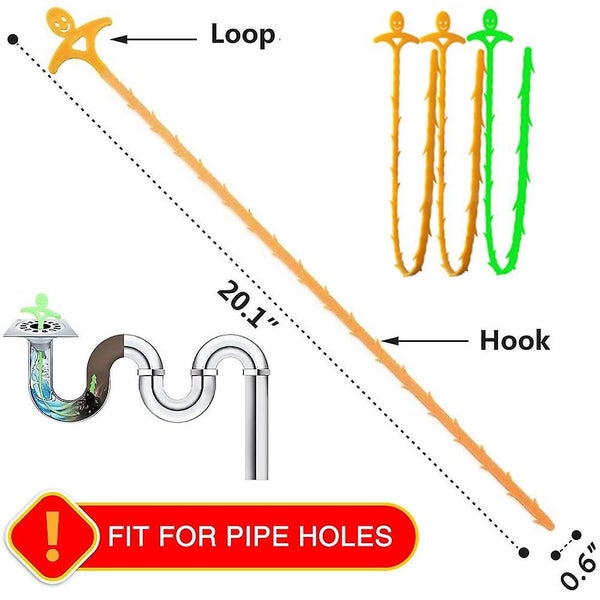 Sink Drain Unblocker Tool, Hair Remover Multifunctional Combination Carousel 5