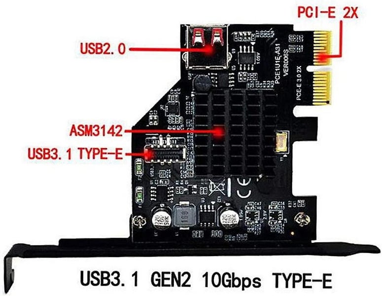 Pci-e To Type E Express Card Usb 3.1 Type E Front Panel Socket & Usb 2.0 To Pci- Carousel 2