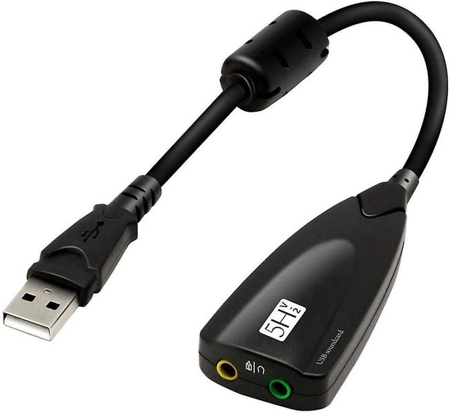 5h External Usb Sound Card Audio Adapter External Stereo Sound Card Mini Headpho Carousel 1