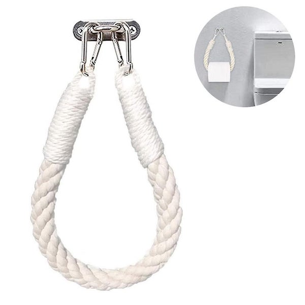 Compatible Jute Rope Toilet Paper Holder, Industrial Wall-mounted Towel Rack Carousel 1
