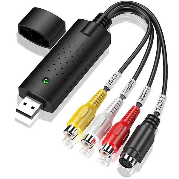 Usb Audio Capture Adapter Vhs Vcr Tv To Dvd Converter Digital Video Carousel 1