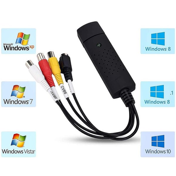 Usb Audio Capture Adapter Vhs Vcr Tv To Dvd Converter Digital Video Carousel 4