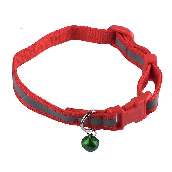 Peralng 3pcs Reflective Cat Collar With Bell, Solid & Safe, Best Small Pet Colla Carousel 2