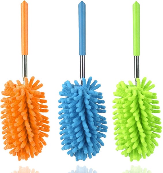 Microfiber Duster, Washable Microfiber Extendable Duster Microfiber Carousel 1