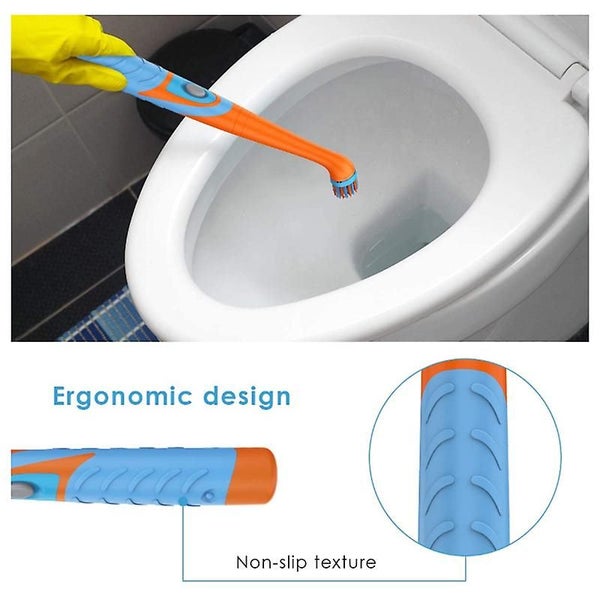 4in1 Electric Cleaning Brush With Replacement Heads Oil Dust Household Carousel 5
