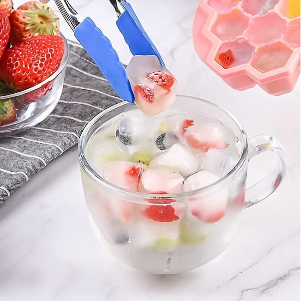 Ice Cube Trays 2 Pack, Easy-release Silicone & Flexible 26-ice Cube Trays With S Carousel 2