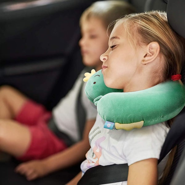 Kids Travel Pillow Animal Neck Pillow Support U Shaped Cushion Plush For Airplan Carousel 2