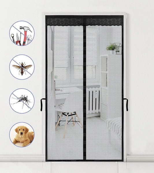 Magnetic Screen Door 39" X 83" Innhom Screen Doors With 36 Magnets, Door Screen Carousel 1