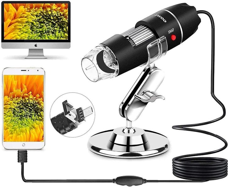 Usb Microscope 8 Led Usb 2.0 Digital Microscope, 40 To 1000x Magnification Endos Carousel 1