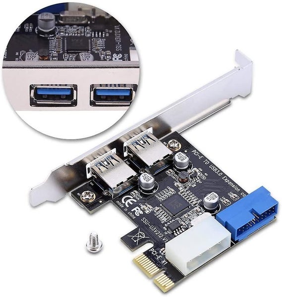 Usb3.0 Expansion Card Pci-e To Usb3.0 Adapter Card With Front 20pin Interface Carousel 2