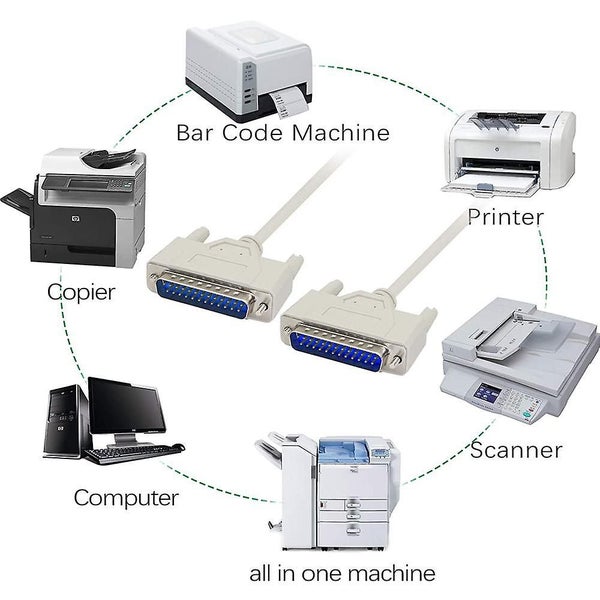 3m Parallel Db25 Male Printer Cable For Connecting A Computer extension cable Carousel 5