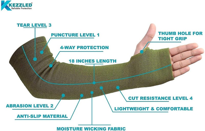 Cut-resistant Arm Protection Outdoor Wear-resistant Steel Wire Sleeves Carousel 2