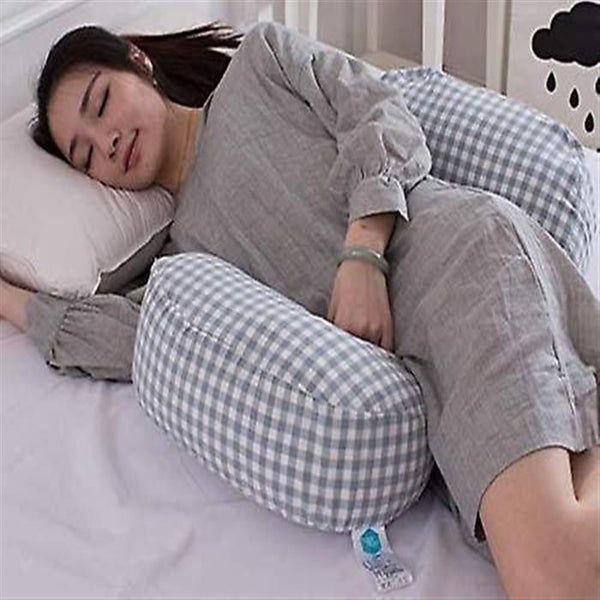 Pregnancy Pillow, Maternity Side Sleeping Pillow Double Wedge For Body Carousel 2