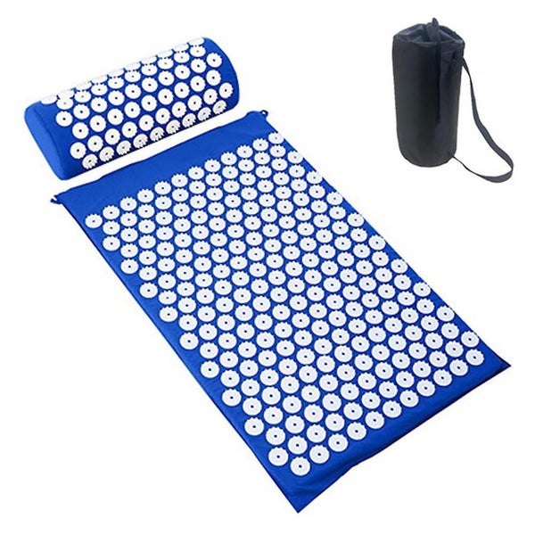 Yoga Acupressure Mat And Pillow Set With Bag, Massage Acupuncture Mat Carousel 2