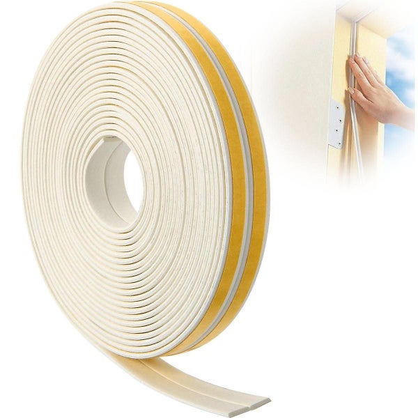 12m Window Draught Excluder Strip, Epdm Rubber Weather Strip Tape Carousel 1