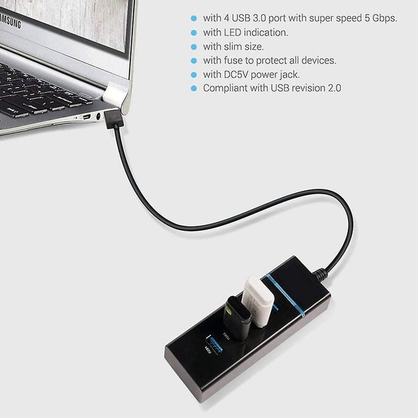 USB HUB Splitter Adapter Carousel 4