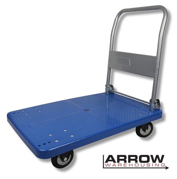 Trolley Cart Platform Truck Fold Industrial 300kg Carousel 1