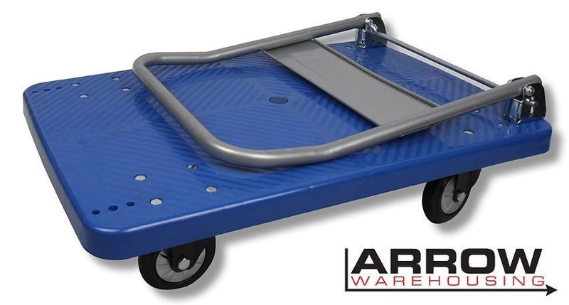 Trolley Cart Platform Truck Fold Industrial 300kg Carousel 2