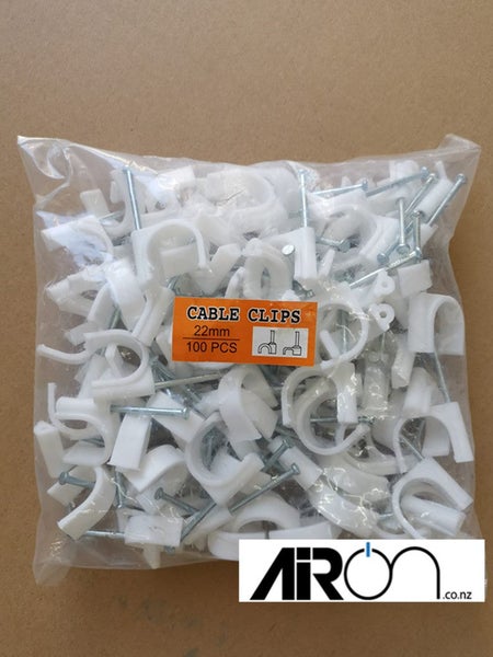 22mm CABLE CLIPS 100 PCS Carousel 1