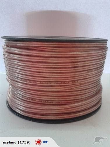 SPEAKER CABLE HIGH QUALITY PURE COPPER1.0MM 100m Carousel 1