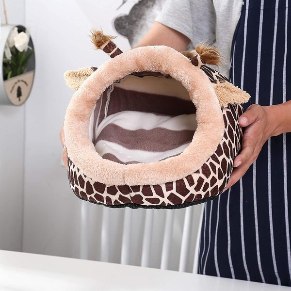 Hamster Guinea Pig Supplies Bed Accessories House Hedgehogs, Giraffe Carousel 5