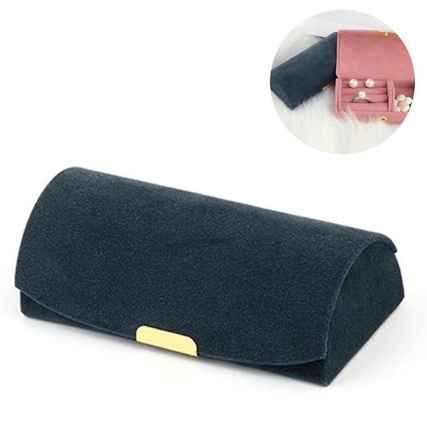 High-end Arched Jewelry Box, Travel Portable Jewelry Storage Bag Carousel 1