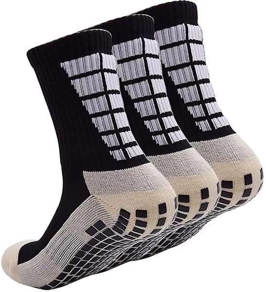 Dispensed Mid-tube Football Socks Non-slip Shock Absorption, Black Carousel 1