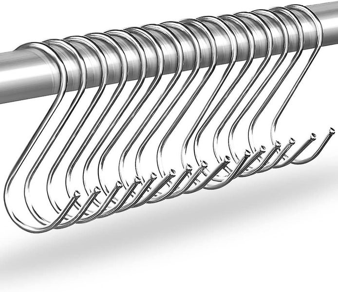 15 Pack Heavy Duty S Hooks 9 Cm S Shaped Hanging Hooks Large Hangers Carousel 1