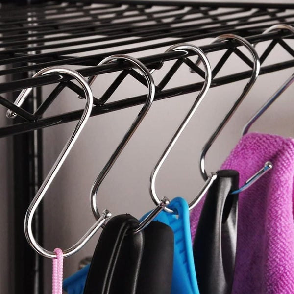 15 Pack Heavy Duty S Hooks 9 Cm S Shaped Hanging Hooks Large Hangers Carousel 3