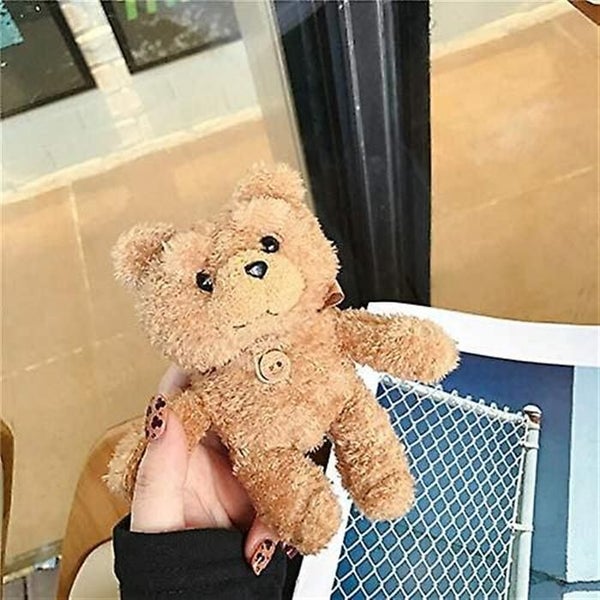 Fluffy Bear Airpods 1 & 2 Case, Cute Bear Soft Furry Kawaii Cover Case Carousel 4