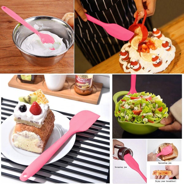 3 Pcs Silicone Spatula Set - Rubber Spatulas Silicone Heat Resistant Carousel 4