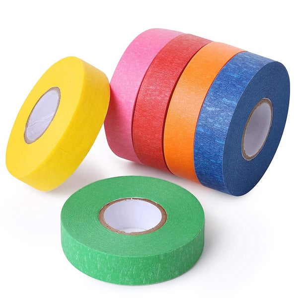 Fluorescent Cloth Tape, Coloured Adhesive Neon Gaffer Matte 6 Colors Carousel 1