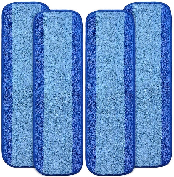 Compatible 4 Pack Microfiber Cleaning Pads Replacement For Bona Premium Spray Mo Carousel 1