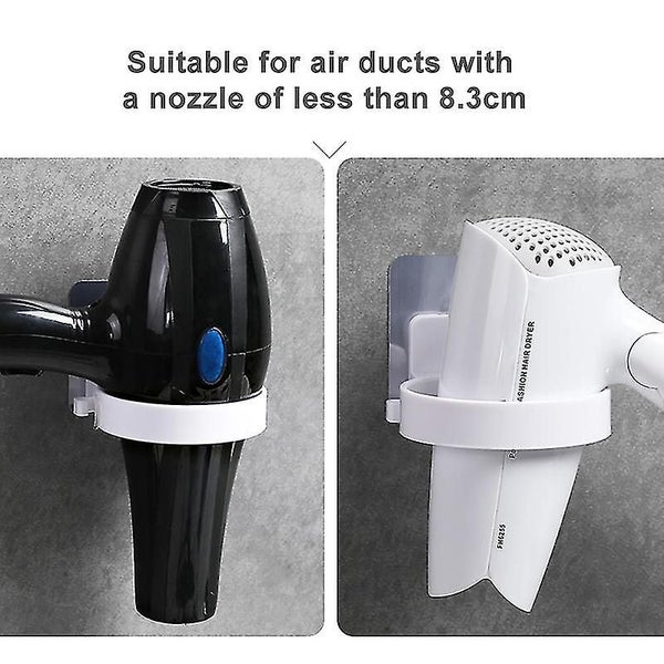 Lie Abs Bathroom Shelf Storage High Quality Wall-mounted Hair Dryer Holder Rack Carousel 2