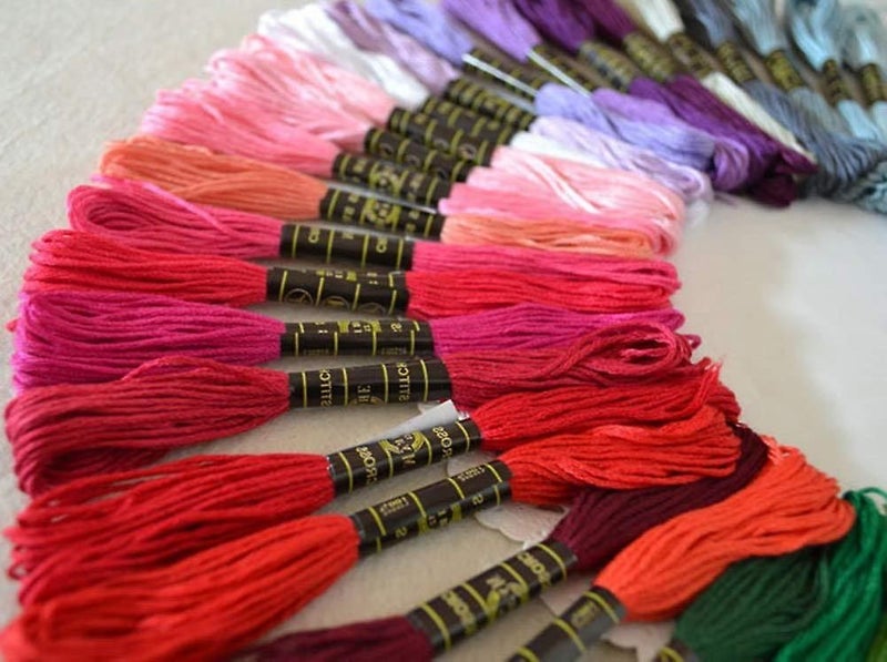 30pcs Premium Rainbow Color Embroidery Floss, Cross Stitch Embroidery Carousel 2