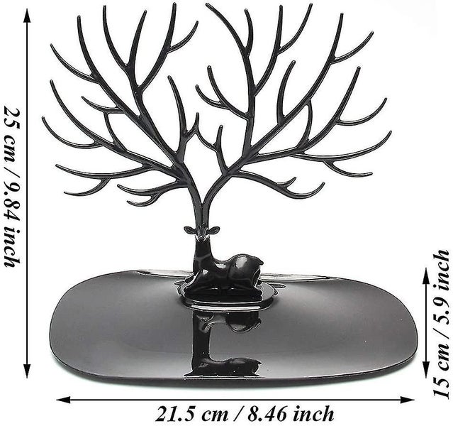 Lie Earring Bracelet Necklace Holder, Jewelry Organizer Stand, Jewellery Display Carousel 1